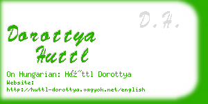 dorottya huttl business card